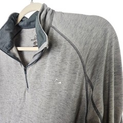 Paradox Mens Merino Wool Blend Base Layer Shirt Sz L Dri Release Outdoor Hiking