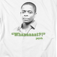 Psych Whaaaaaat?! Licensed Adult Unisex T-Shirt Regular Fit Tee SM-3X