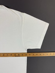 Rare Vintage 90s Hanes Blank White Shirt XL Single Stitch Essential Classic Tee