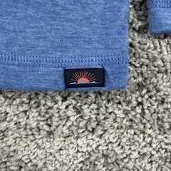 Faherty Cloud Cotton Henley Mens XL Blue Long Sleeve Pima Cotton Modal Peru Made