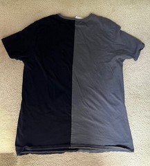 IT Chapter Two Movie Half/Half Clown Black-Gray Mens T-Shirt Size XL