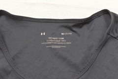 Under Armour Men’s Tech Training Tank Top Size Small Black HeatGear Sleeveless