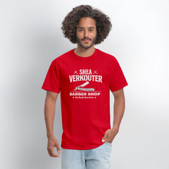 Shea Verkouter Barber Shop Funny Adult Humor T-Shirt