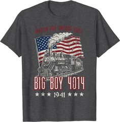 Big Boy 4014 American Steam Train Vintage Men Women T-Shirt