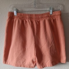 Playboy Pink Fleece Sweat Shorts Drawstring Elastic Waist Logo Womens L