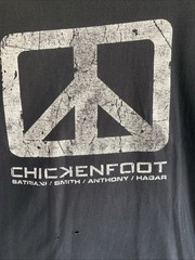 Vintage Black Chicken foot 2009 World Tour T-shirt. Size 2X with flaw as shown