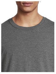 ATHLETIC WORKS Men’s Size 2XL Tri-Blend Short Sleeve Tee • Charcoal Grey Heather