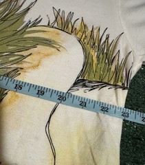 Vintage Lion Wrap Around Shirt AOP Nature Art Promo Gametracker Botswana RARE