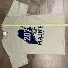 Maine Mariners ECHL Men’s Size Small Beige Graphic T Shirt 207 Hockey
