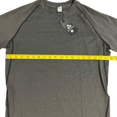 NWT Silkworld Long Sleeve Base Layer Compression Shirt Gray Large
