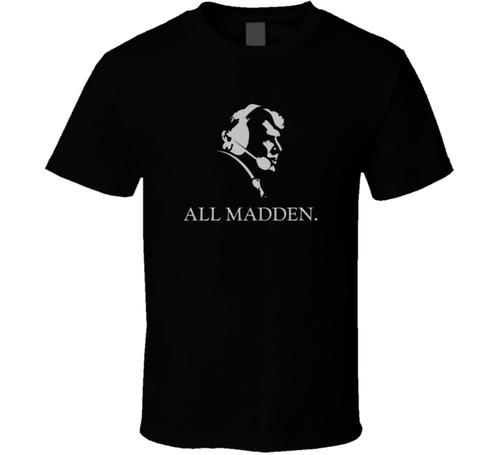 John All Madden documentary memorial football fan t shirt
