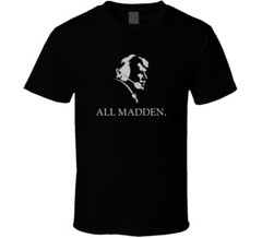 John All Madden documentary memorial football fan t shirt