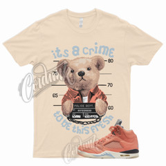 CRIME T for 5 Crimson Bliss Leche Blue Sail Shirt To Match 5 Coral Jordan