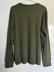US Polo Association NWT Long Sleeve T Shirt Better Cotton Blend Army Green USPA