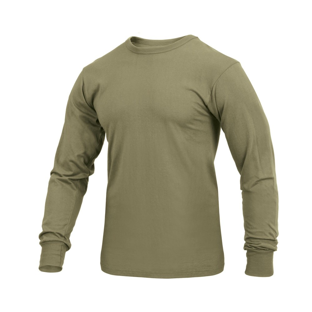 Coyote Brown LONG SLEEVE T-Shirt US Army Navy Desert Uniform AR 670-1 Compliant
