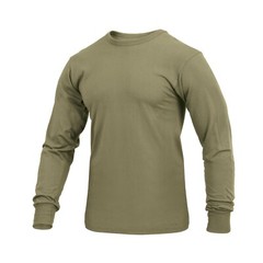 Coyote Brown LONG SLEEVE T-Shirt US Army Navy Desert Uniform AR 670-1 Compliant