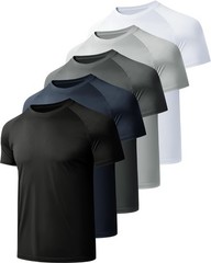 CE’ CERDR Mens Workout Shirts Quick Dry Performance Short Sleeve Athletic Shirt