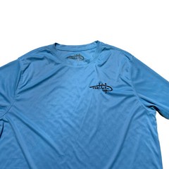 Reel Life Fishing Shirt Mens XXL Blue Raised on the Water Long Sleeve 2XL