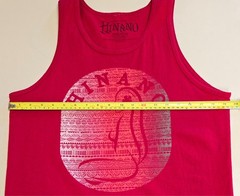 Hinano Tahiti Island Girl Red Tahiti Sleeveless Tank Top T-Shirt Sz M