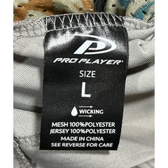 Pro Player Mens Reversible Athletic Tank Top Jersey Floral Gray Size L NWT