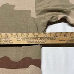 Vintage Camo T-Shirt Men’s Large Camouflage Outdoor Army Military Dad Serviceman