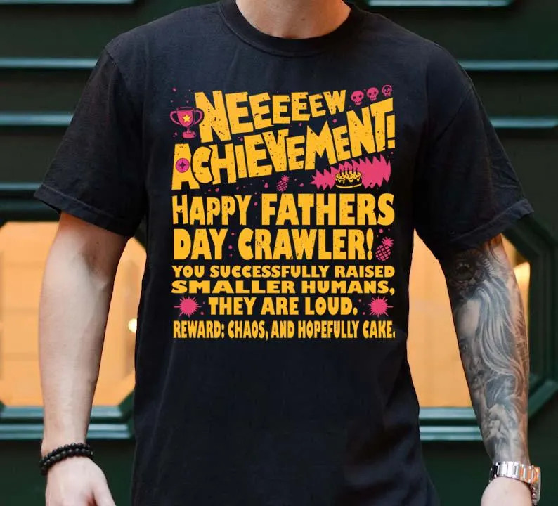 Dungeon Crawler Carl Father’s Day Shirt, Funny LitRPG Dad Gift Tee