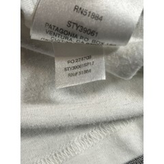 Patagonia P-6 Logo Shirt Mens Medium Slim Fit White Short Sleeve Crew 39061
