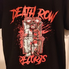 Death Row Records Hip Hop T Shirt Mens Small Black Crew Tee Graphic NWT