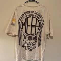 Mecca Men’s Grey and White T-shirt