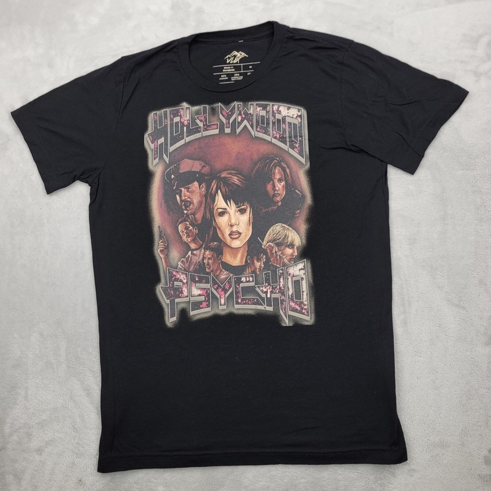 Hollywood Psycho Shirt Men Medium Scary Movie Horror Flick Scream TriBlend Adult