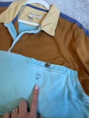 100% Cotton Territory Ahead Colorblock Crop Polo