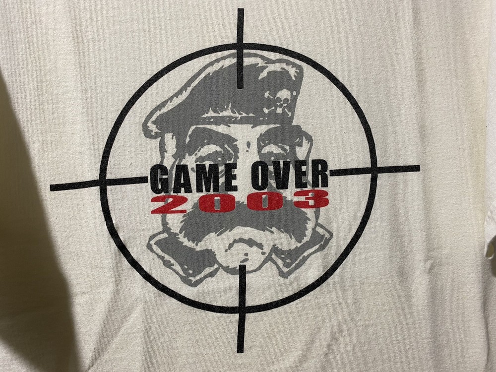 Second Persian Gulf War Iraq USA 2A Gun 2003 T-Shirt LARGE 22×26.5
