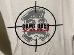 Second Persian Gulf War Iraq USA 2A Gun 2003 T-Shirt LARGE 22×26.5