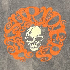 Vintage 1990 Easyriders Rodeo Tour T-Shirt Single Stitch Sun Faded Biker Skull L