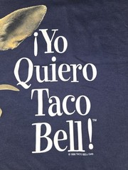 NEW Vtg. 1998 Yo Quiero Taco Bell Dog T-Shirt Sz. Large NOS Fruit Of The Loom