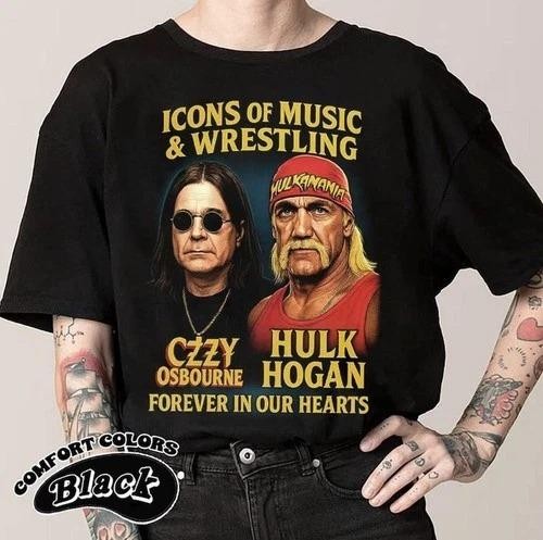 Hulk Hogan & Ozzy Retro Shirt, Hulkamania Brother, Never Brother