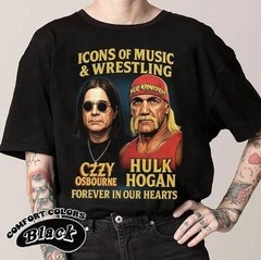 Hulk Hogan & Ozzy Retro Shirt, Hulkamania Brother, Never Brother