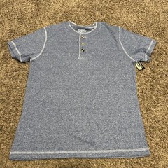 Open Trails Men’s L Cotton Blend Shirt Short Sleeve NWT B28