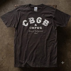 HOT!!! CBGB Distressed Logo Black Mens T Shirt Punk Club Tee Free Ship
