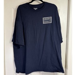Champion Virginia Wesleyan University Marlins Graphic T-Shirt Navy Blue Mens 3XL