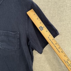 Alex Mill T Shirt Mens Small Blue Navy Pocket Short Sleeve Minimalist Adult