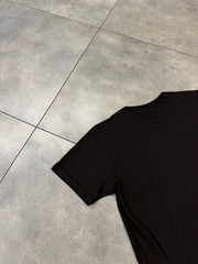 Double RL Ralph Lauren Graphic T Shirt Black Cotton Size M