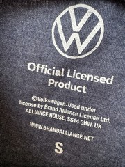 TU Volkswagen Type 2 T1 Men’s Size S Graphic T-Shirt Camper Van Print Navy. A9