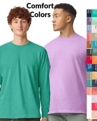 Comfort Colors Unisex Garment-Dyed Heavyweight Long Sleeve T-Shirt – 6014 Color