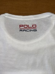 Polo Ralph Lauren T shirt Men L White Offshore Sailing Team American Flag Preppy