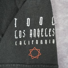 TOOL Los Angeles California 2015 100% Cotton Size Small Black Shirt Band