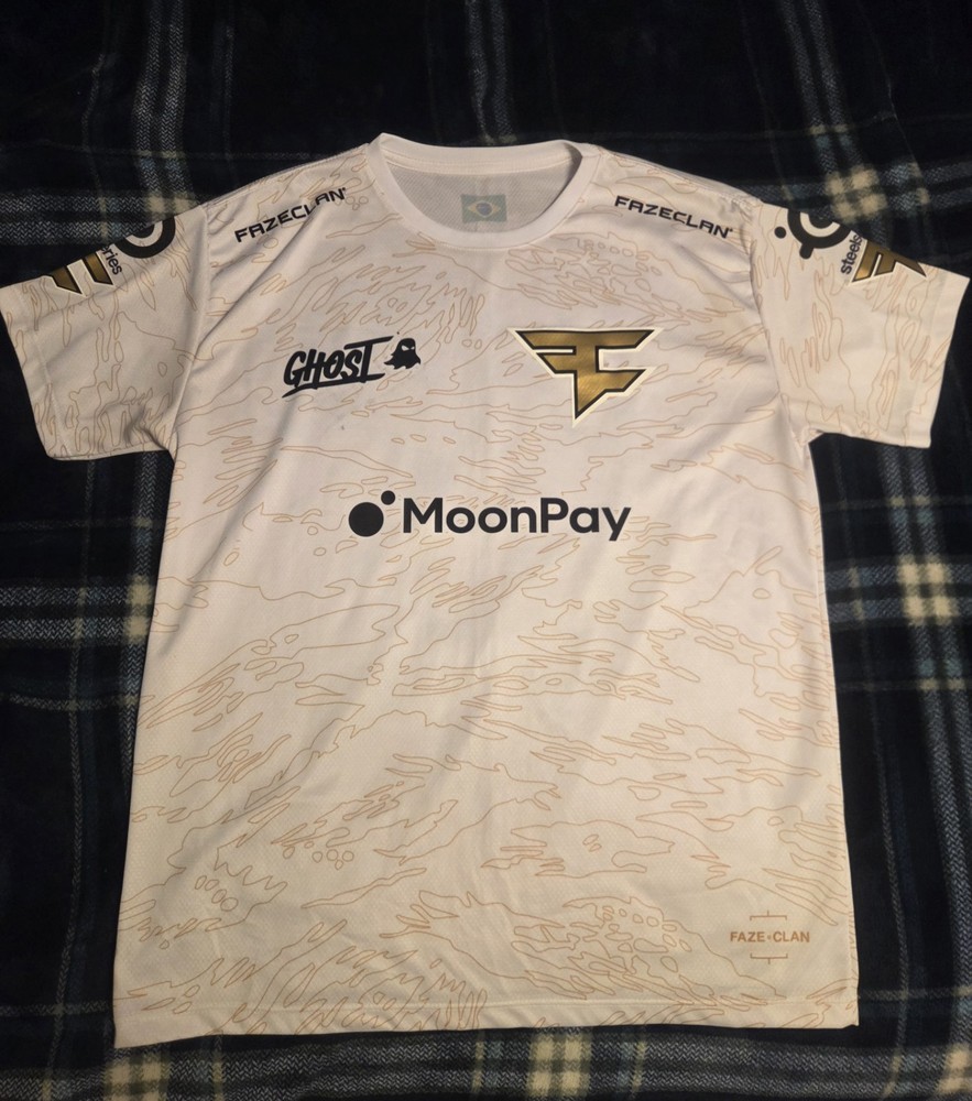 FaZe Clan Gold Bullet1 R6 Siege Esports Jersey Signed (Medium)