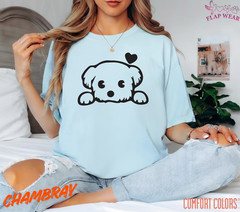 Unisex Cute Puppy Love T SHIRT,T shirt women,T shirt men,T shirt vintage Mom Dad