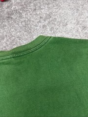 Teddy Fresh Short Sleeve Shirt Green Bear Mens XL Inferno Print Graphic Flames