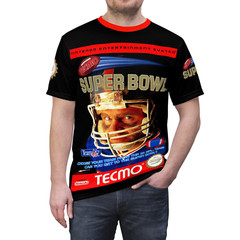 Tecmo Super Bowl 1991 NES Retro Video Game Nintendo Box Cover Game T-Shirt